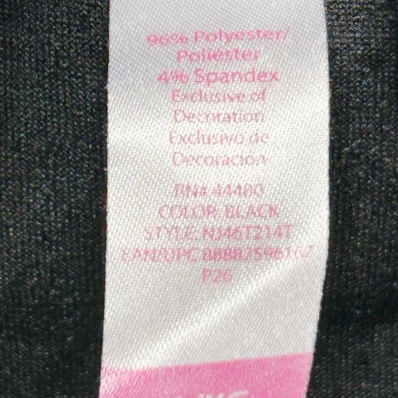 Black Crushed Velvet Cami Lace Trim Whimsy Fairy Goth Fairygrunge Y2K Sz XL - Picture 8 of 8